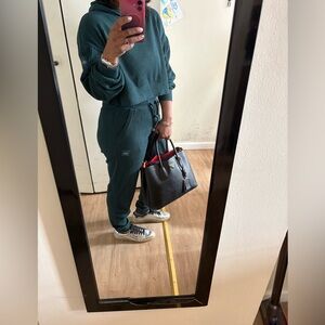 Sold On Dpop- ALO Yoga Teal Ribbed Apparel